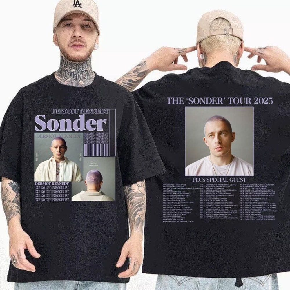 Dermot Kennedy World Tour 2023 Merch Dermot Kennedy Tour Shirt Dermot Kennedy The Sonder Tour Dates T-Shirt