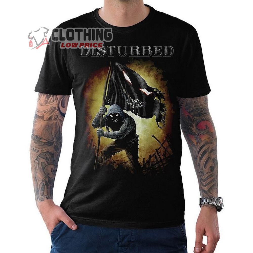 Disturbed The Evolution Of The Guy T-Shirt, Disturbed Band Tour 2023 Tee Merch For Men And Women