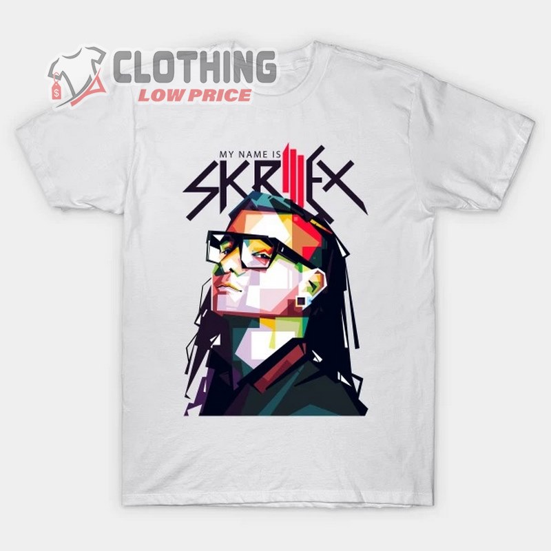 Dj Skrillex Band Pop Art Shirt, Skrillex Quest For Fire Don't Get Too Close Merch