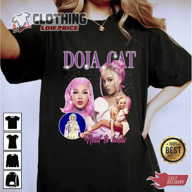 Doja Cat Shirt, Doja Cat Retro Vintage Bootleg Shirt, Doja Cat Tour Tickets Shirt Merch, Doja Cat Merch