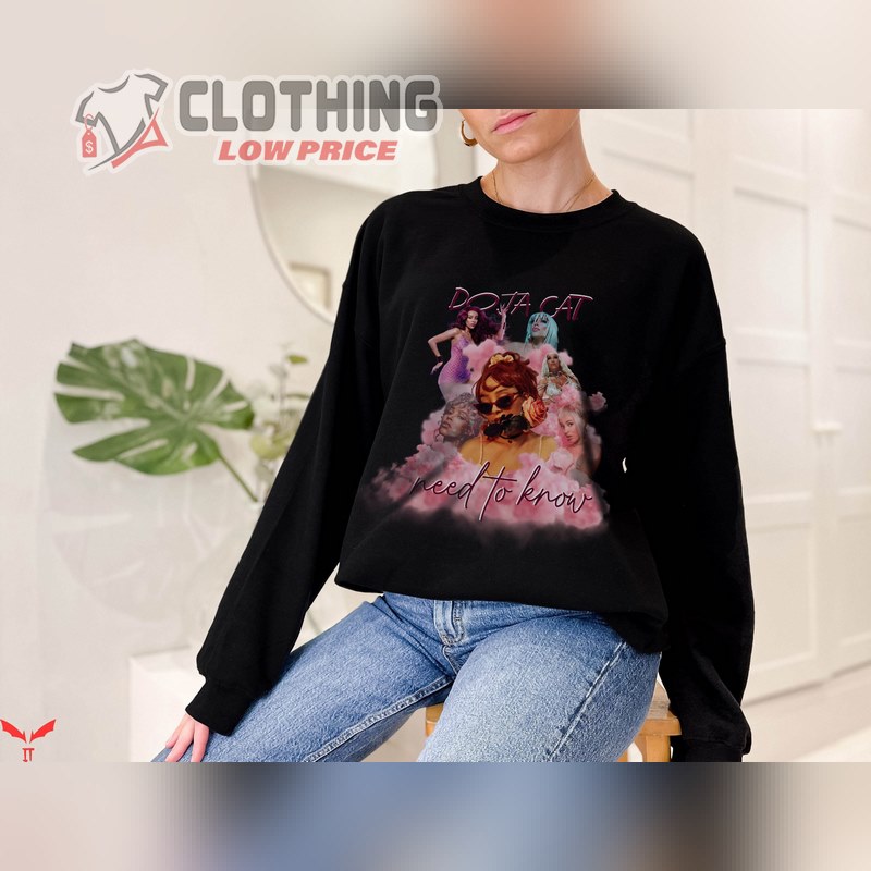 Doja Cat T- Shirt, Doja Cat Need To Know Album T- Shirt, Doja Cat Tour Tickets Shirt, Doja Cat Tour Tickets Shirt