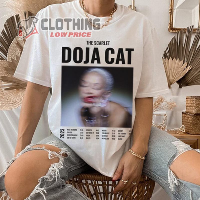 Doja Cat The Scarlet Tour Shirt, Doja Cat Concert Merch, Doja Cat Tee, Doja Cat Tour Tickets Merch