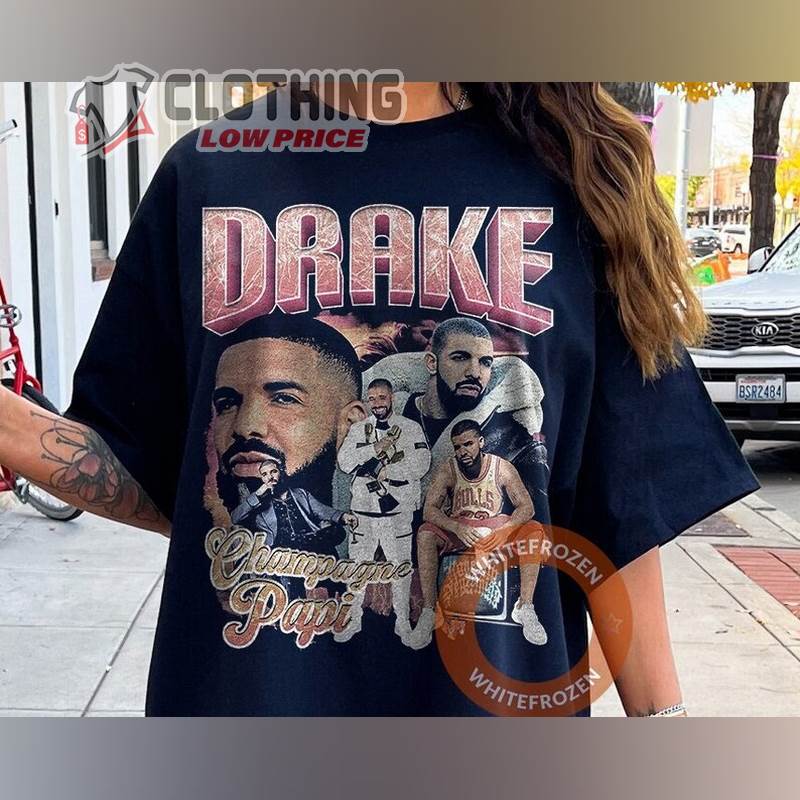 Drake Champagne Papi Certified Lover Boy Album Cover T shirt Drake Graphic Tee Drake 21 Savage Tour Merch