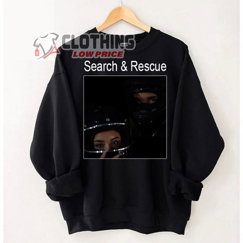 Drake Search And Rescue Lyrics Cover Shirt, Drake New Song Sweater, Drake 2023 Tour Merch