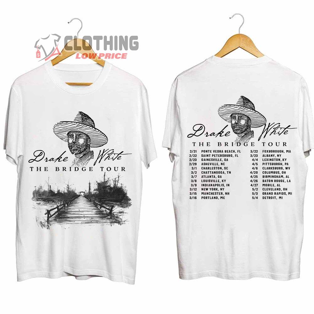 Drake White The Bridge Tour 2024 Tickets Merch, Drake White New Album Shirt, Drake White Presale Code, The Bridge Tour Shirt Gift, Drake White 2024 Concert T-Shirt