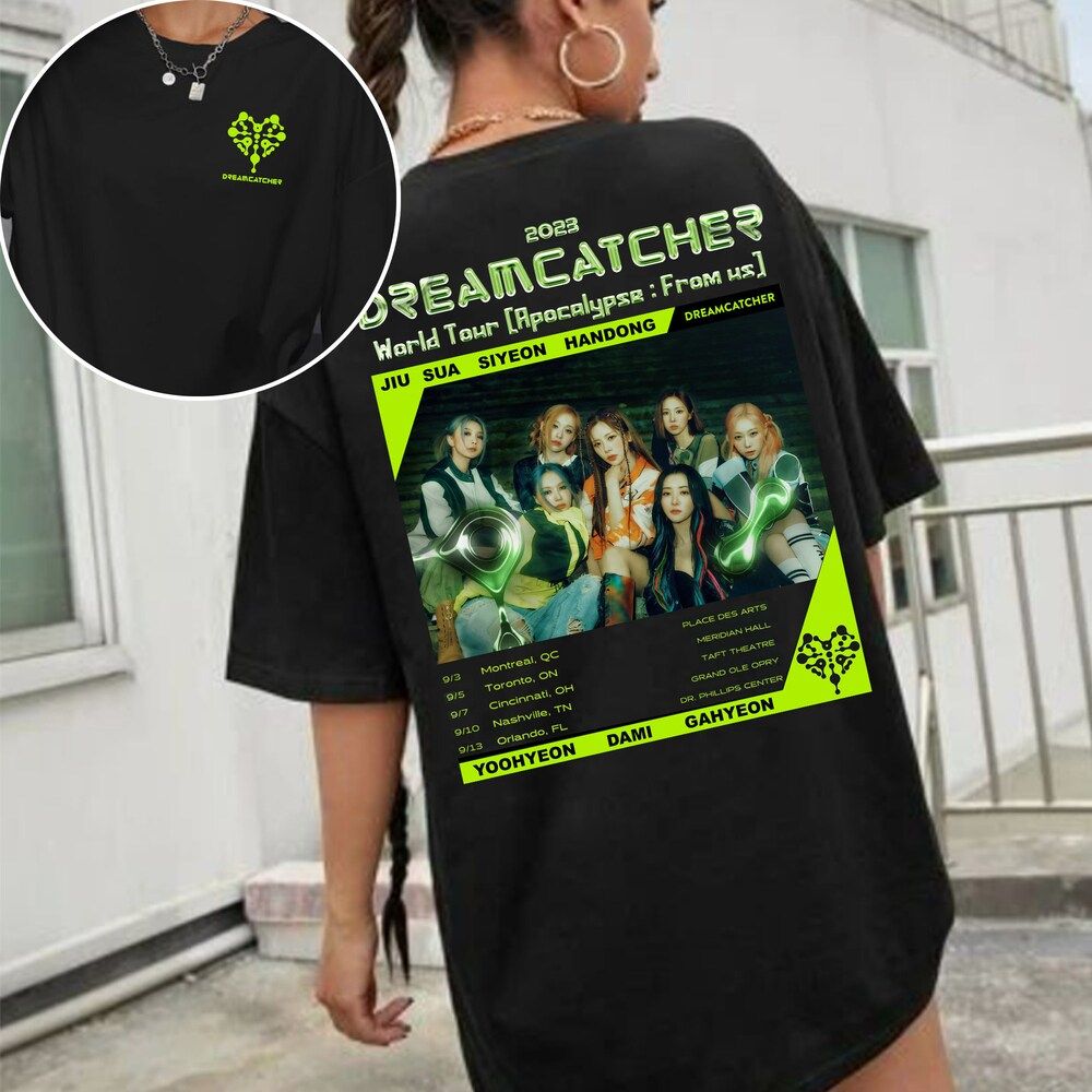 Dreamcatcher World Tour 2023 Merch, Dreamcatcher From US Album Shirt, Apocalypse From US Tour T-Shirt