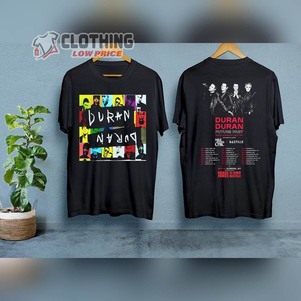 Duran Duran 2023 North American Tour T-Shirt, Duran Duran The Future Past Tour Merch, Duran Duran Shirt