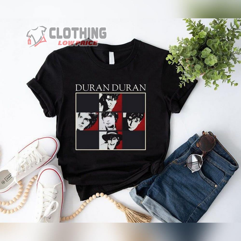 Duran Duran Band Top Songs T-Shirt, Duran Duran 2023 Tour Setlists Shirt, Rock Band Duran Duran Shirt, Future Past 2023 Concert Tee Merch