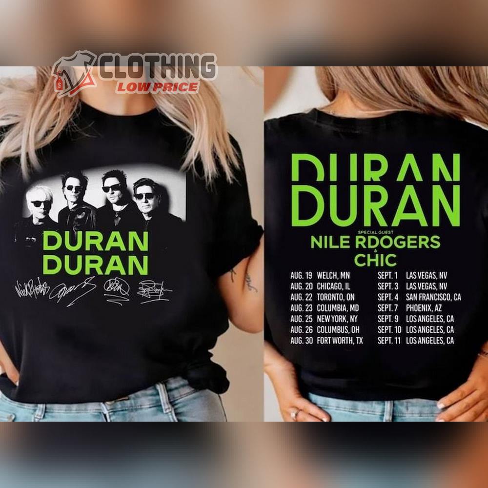 Duran Duran Future Past Tour 2023 Shirt, Duran Duran Tour 2023 Shirt, Duran Duran Merch