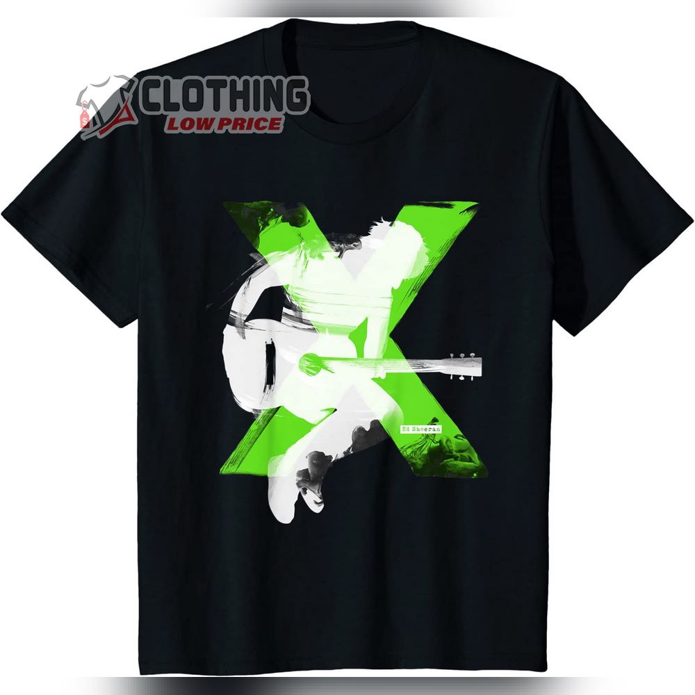 Ed Sheeran Mathematics Tour 2023 Merch_Ed Sheeran Mutiple Silhouette T-Shirt_Ed Sheeran Multiply Unisex T-Shirt