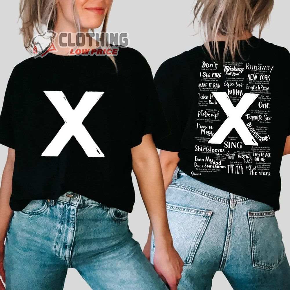 Ed Sheeran Multiplys Mathematics Tour 2023 Merch, Ed Sheeran Concert 2023 Shirt, Mathematics Tour 2023 Tickets T-Shirt