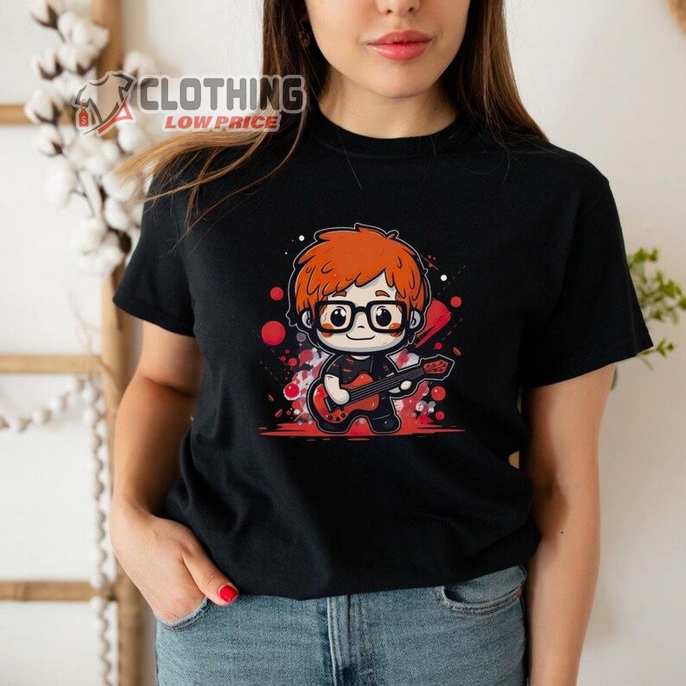 Ed Sheeran T-Shirt, Subtract Divide Music World Tour Merch, Ed Sheeran Concert Shirt