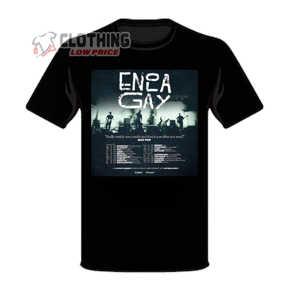 Enola Gay Tour 2023 Uk Merch, Enola Gay Tour 2023 Iggy Pop UK Tour Dates T-Shirt