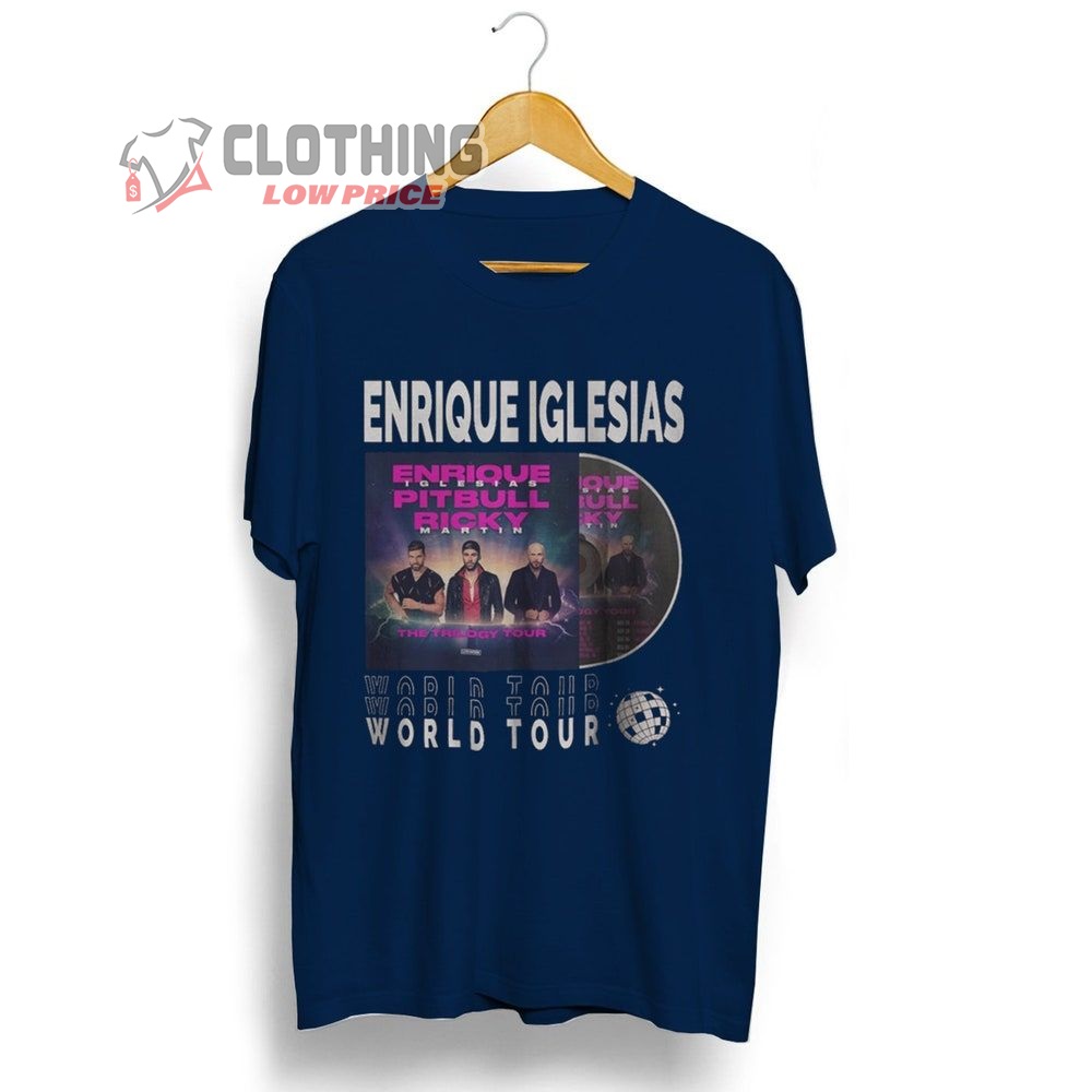 Enrique Iglesias World Tour 2023 Merch, Vintage Album The Trilogy