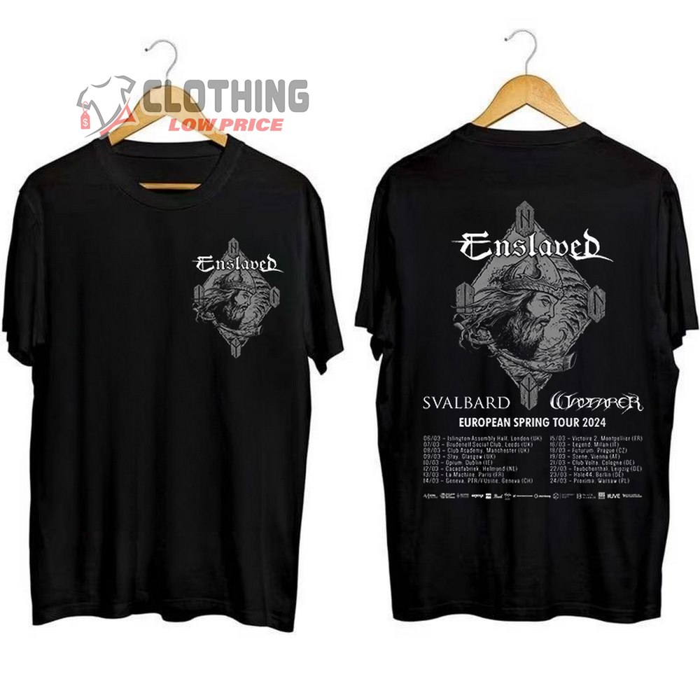 enslaved tour tshirts