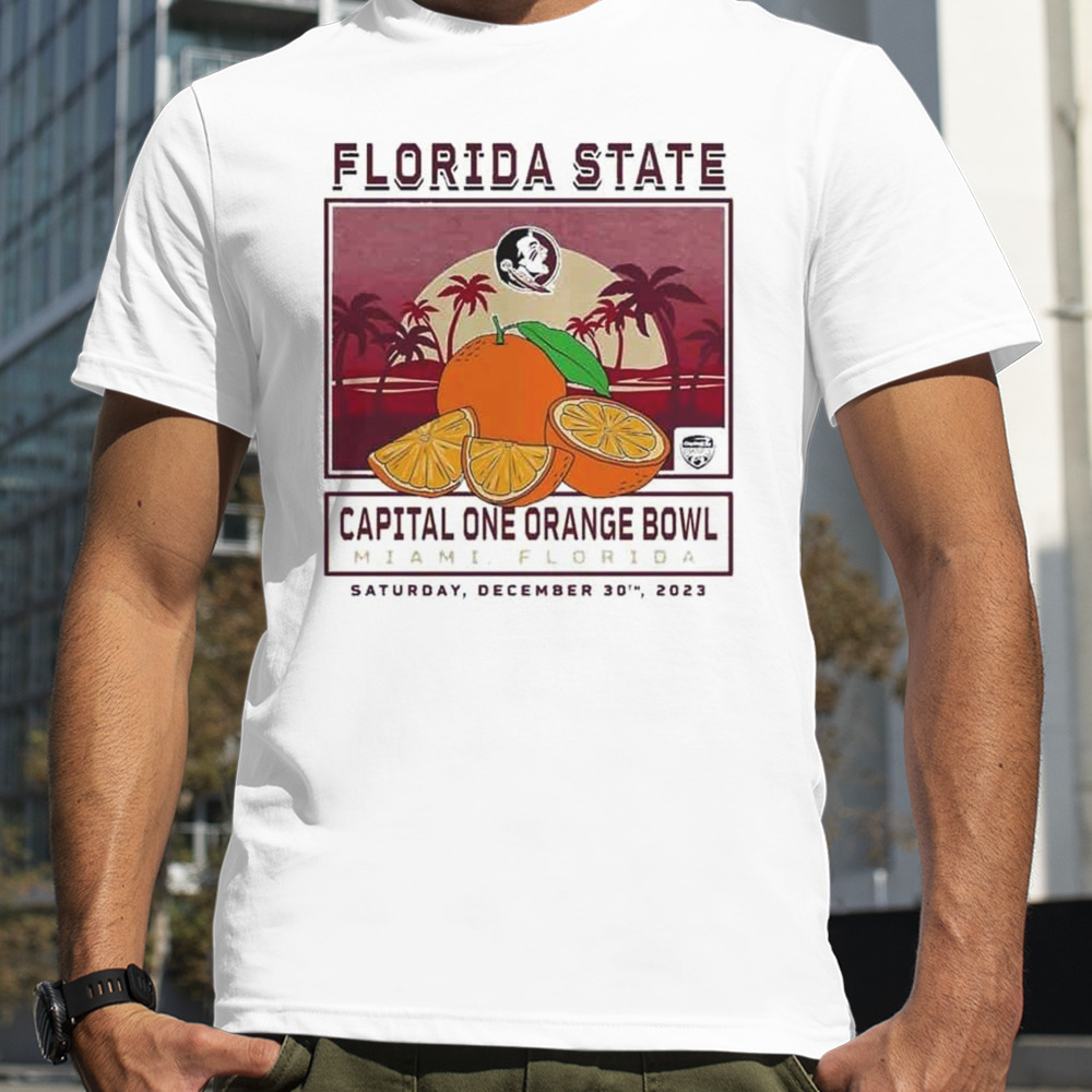 Florida State Seminoles 2023 Orange Bowl Fierce Competitor T-Shirt