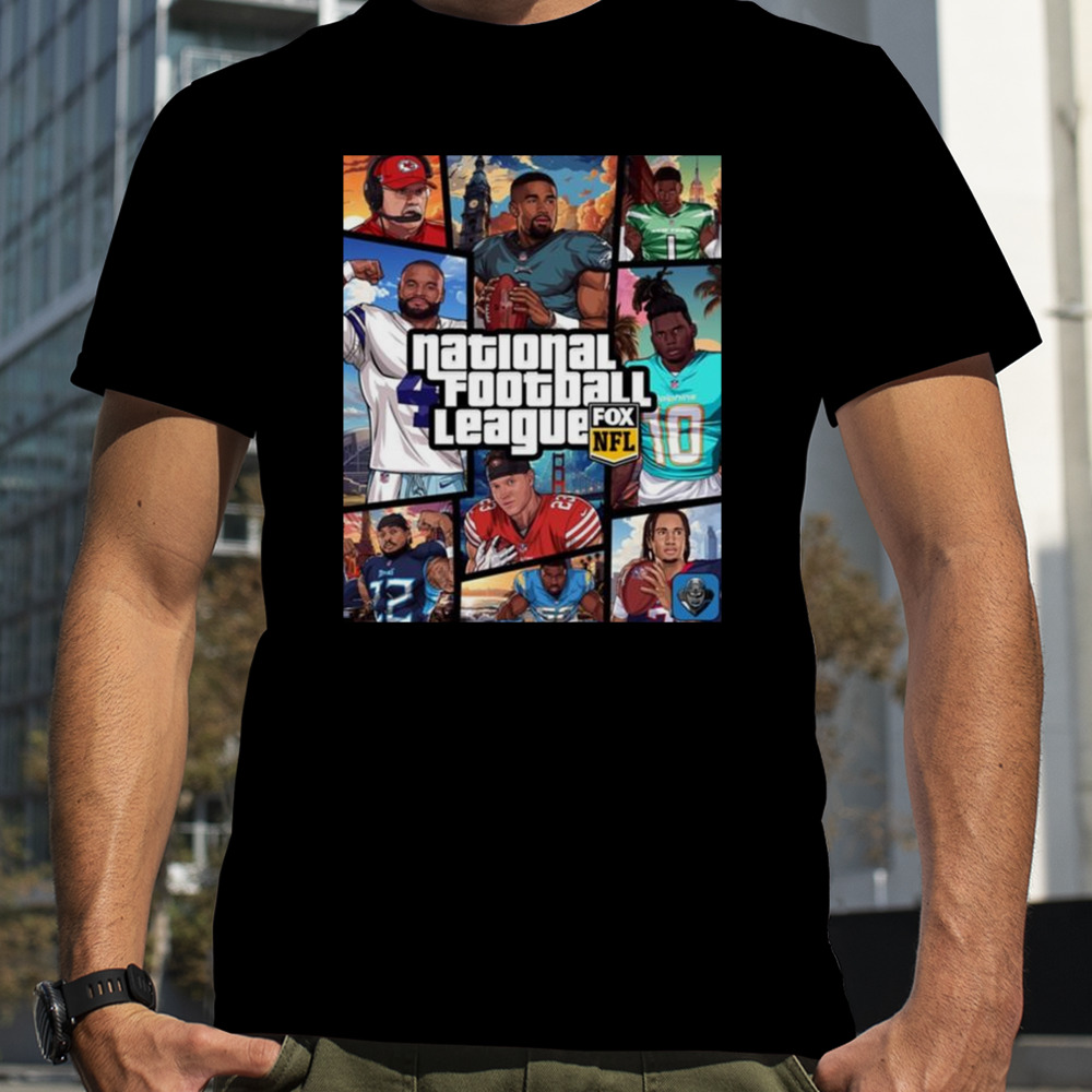 Grand Theft Auto Vice City The Nfl Edition T-shirt