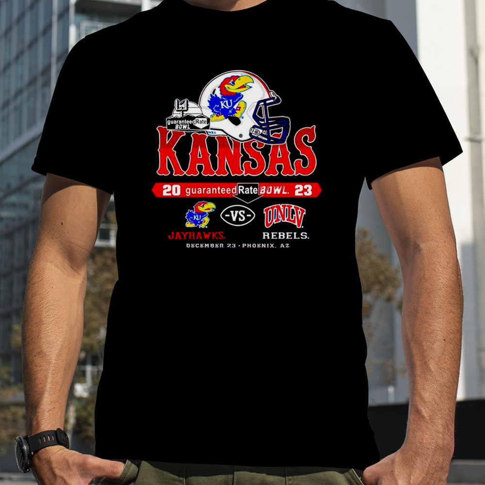 Kansas Jayhawks vs UNLV Rebels Guaranteed Rate Bowl Dec 23 2023 shirt