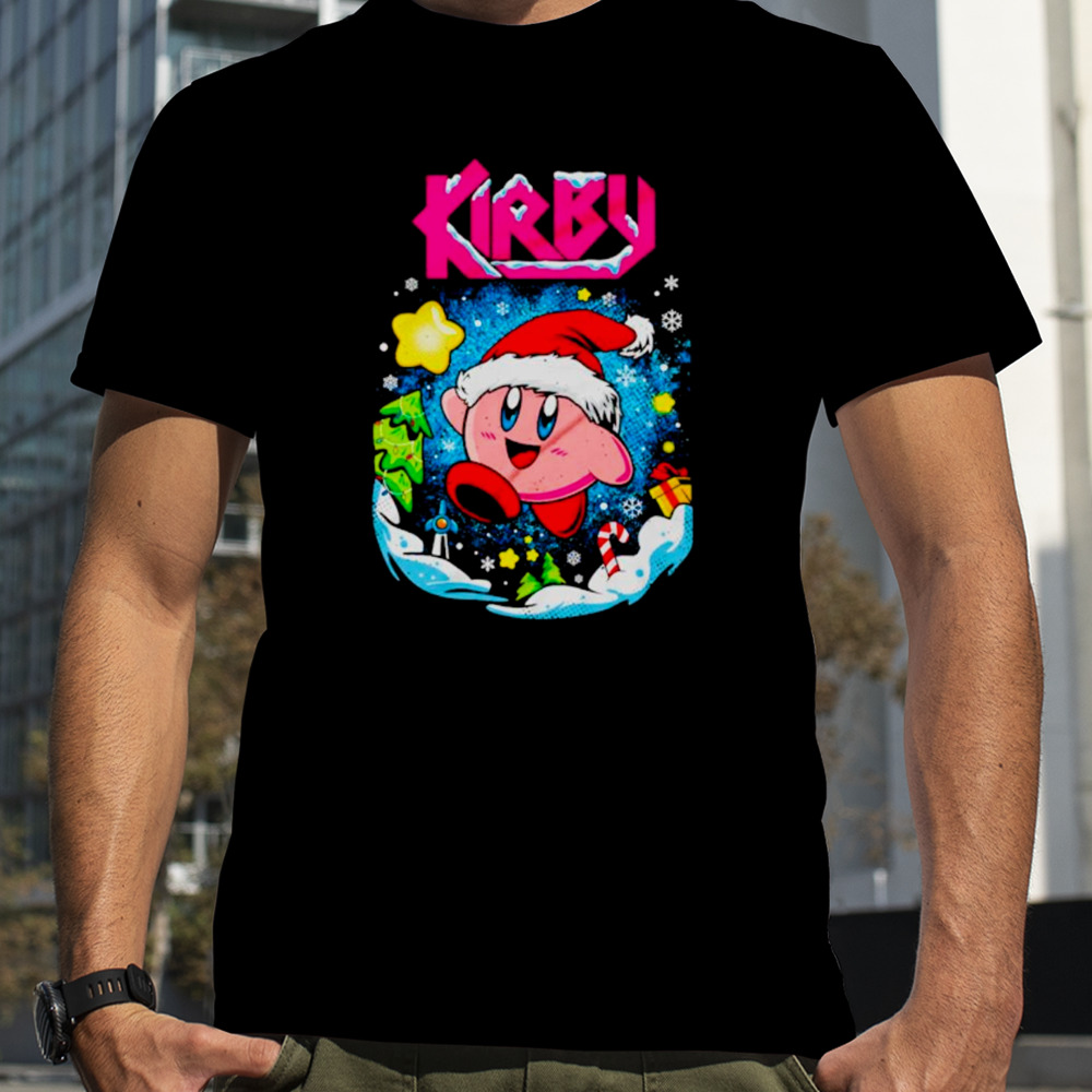 Kirby Christmas Hail to the snow shirt