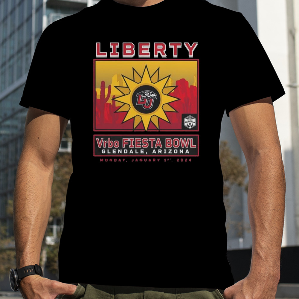 Liberty Flames 2024 Vrbo Fiesta Bowl Glendale Arizona Monday, January 1st, 2024 Fierce Competitor T-shirt