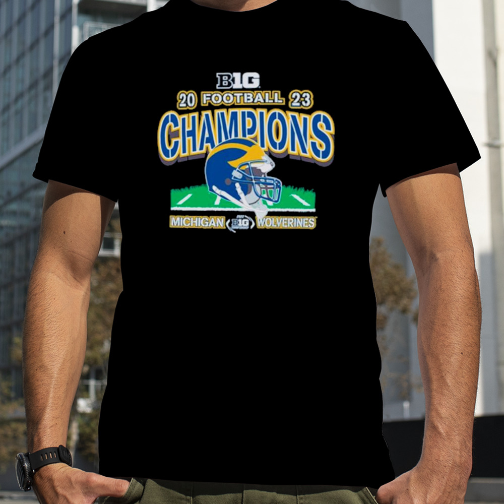 Michigan Wolverines 2023 B1G football Conference Champions shirt