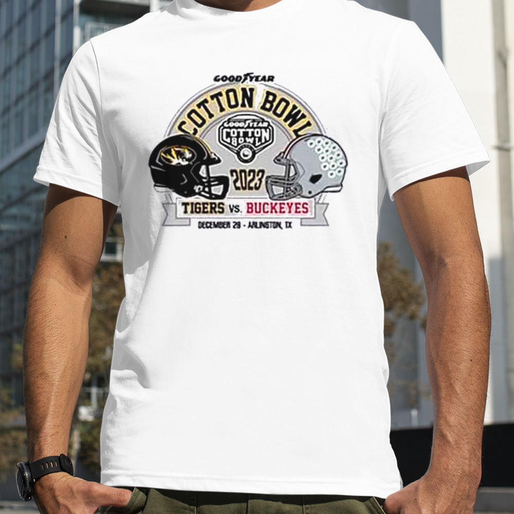 Missouri Tigers vs Ohio State Buckeyes Cotton Bowl Bound 2023 T-Shirt