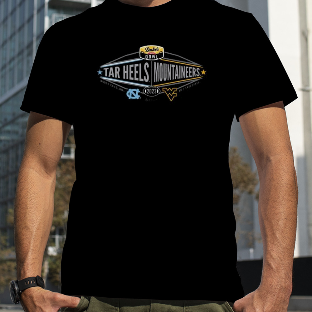 North Carolina Tar Heels Vs West Virginia Mountaineers 2023 Duke’s Mayo Bowl Shirt