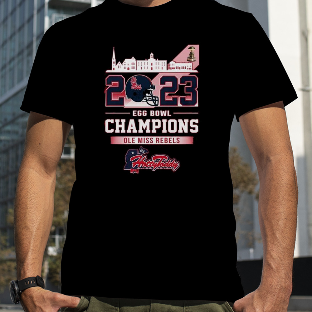 Ole Miss Rebels Ole Miss Egg Bowl University of Mississippi Hotty Toddy Gosh Almighty Champions 2023 Shirt