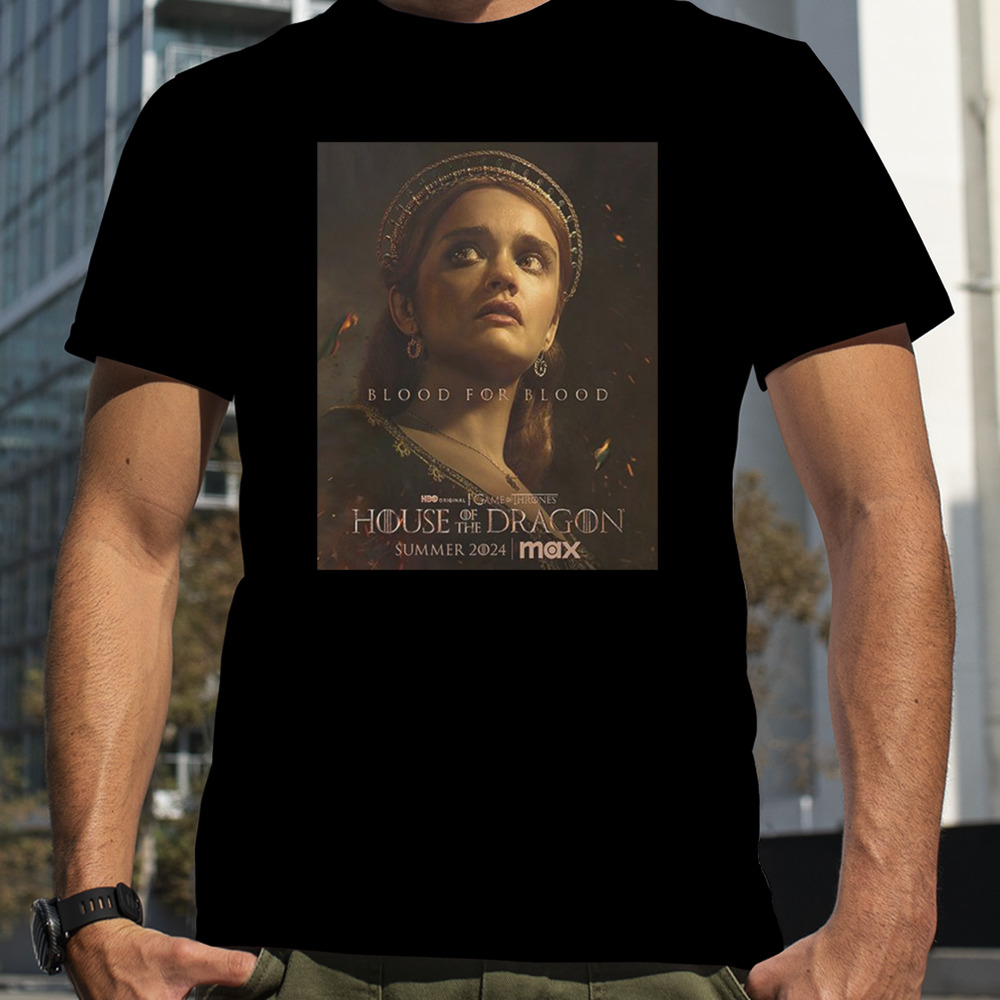 Olivia Cooke’s Alicent Hightower First Poster For House Of Dragon Season 2 T-Shirt