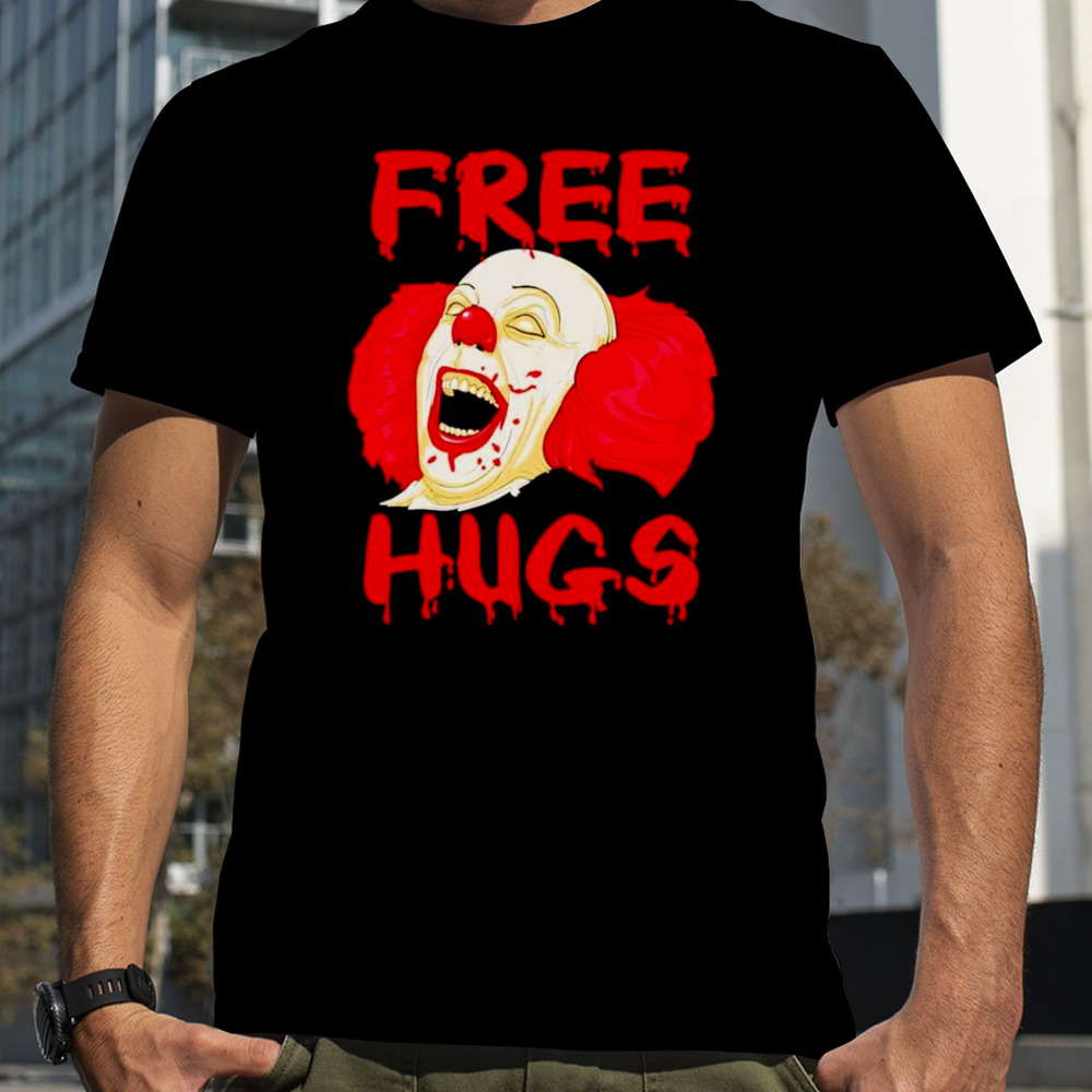 Scary Clown Free hugs shirt