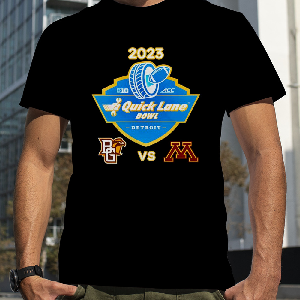 Tuesday December 26th 2023 Quick Lane Bowl Minnesota vs Bowling Green Ford Field Detroit MI T-Shirt