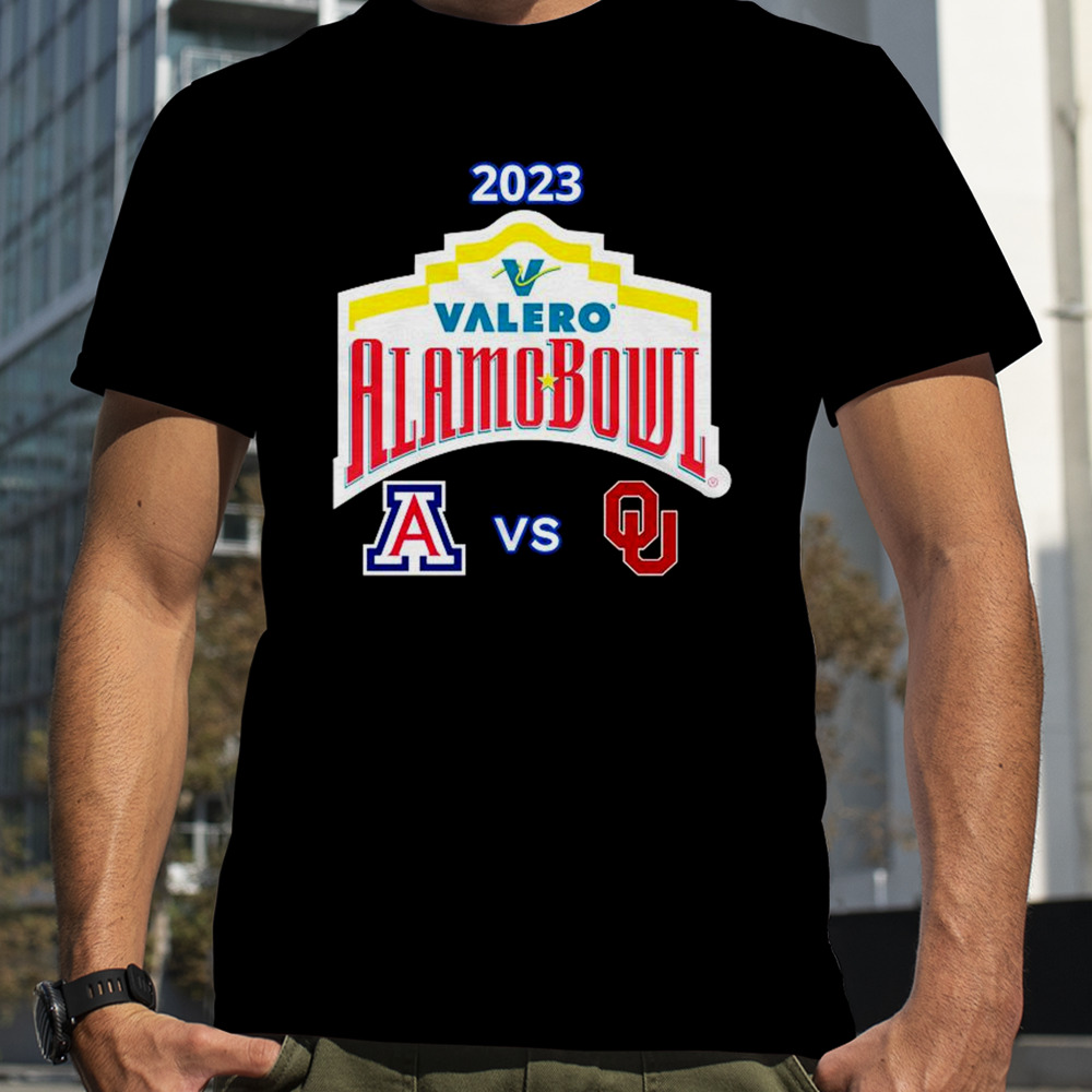 Valero Alamo Bowl 2023 Oklahoma vs Arizona Alamodome San Antonio TX CFB Bowl Game T-Shirt