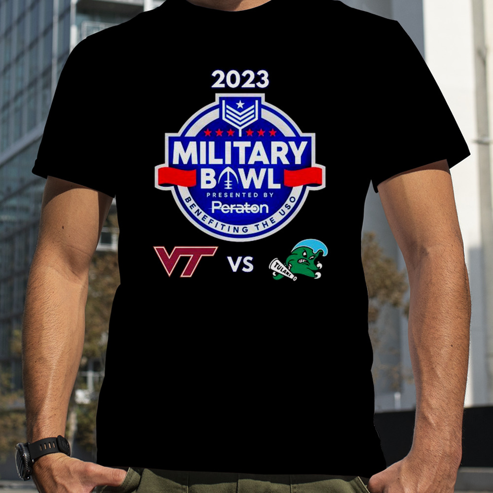 Wednesday December 27th 2023 Military Bowl Virginia Tech vs Tulane Navy-Marine Corps Mem Stadium Annapolis MD T-Shirt