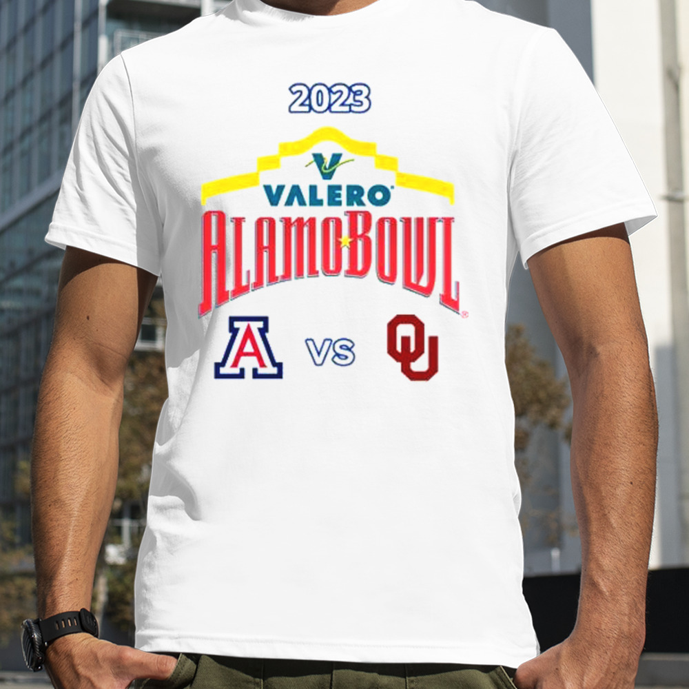 2023 Valero Alamo Bowl Arizona Wildcats Vs Oklahoma Sooners Matchup Shirt