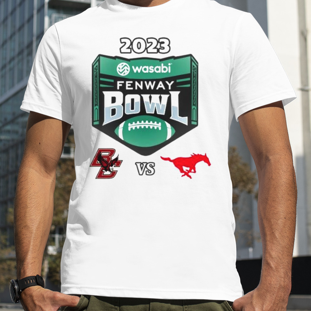 2023 Wasabi Fenway Bowl Boston College Vs SMU Mustangs Matchup Shirt