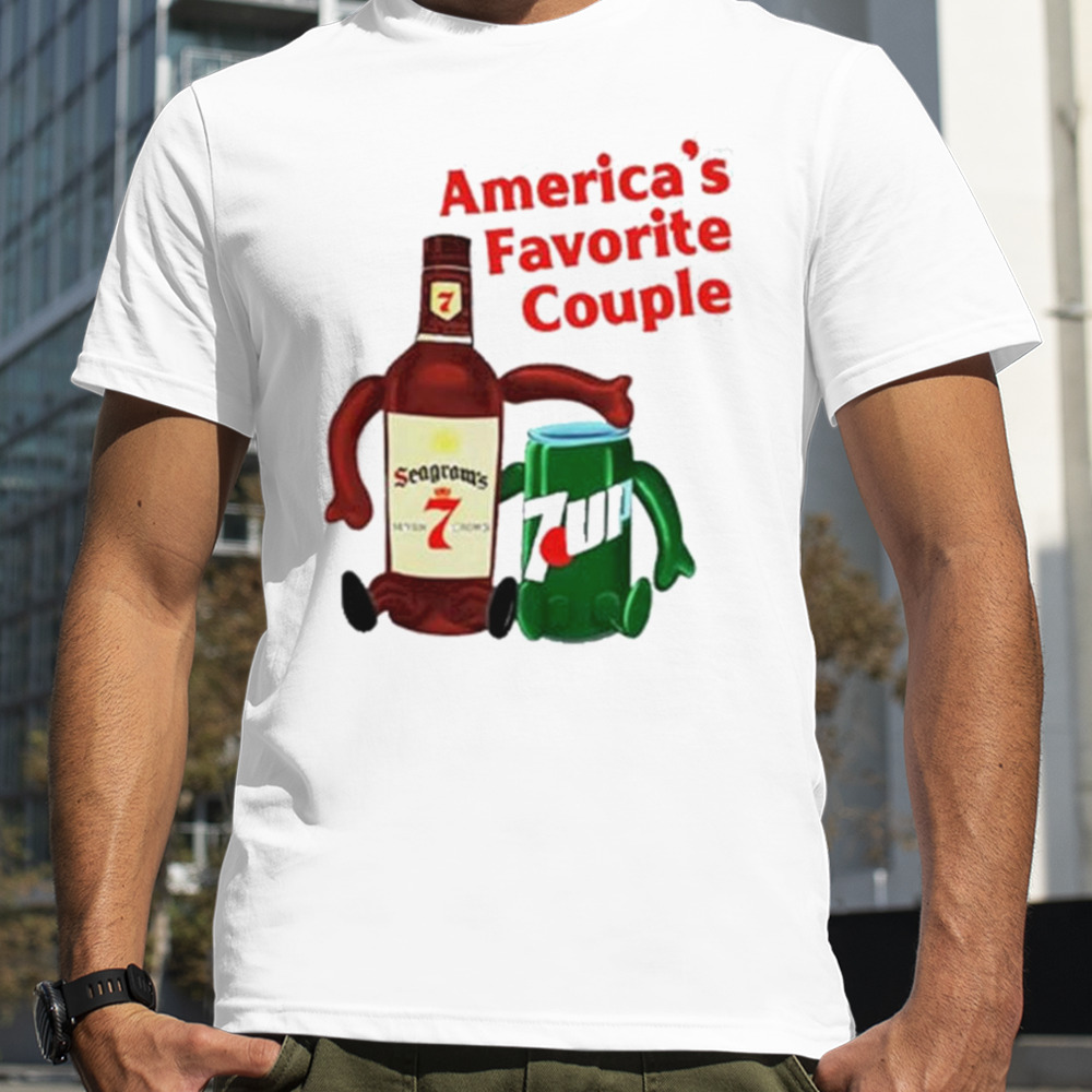 America’s Favorite Couple Seagram’s 7up Shirt