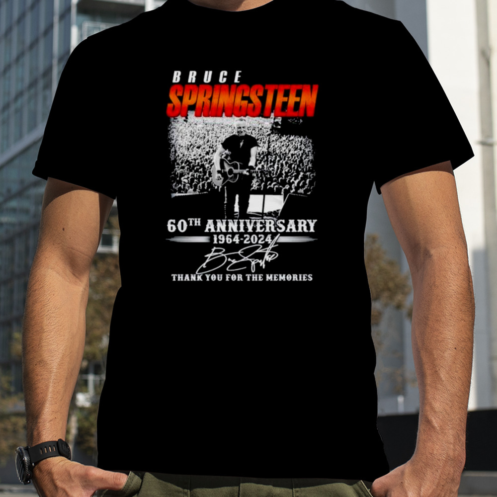 Bruce Springsteen 60th Anniversary 1964 2024 Thank You For The Memories Shirt