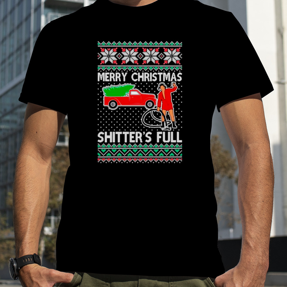 Cousin eddie merry shitter’s full Ugly Christmas shirt