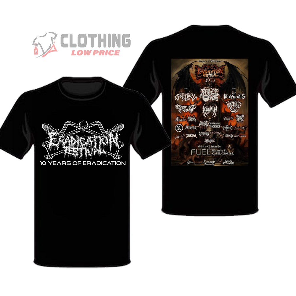 Eradication Festival 10 Years Of Eradication Shirt, Eradication Festival 2023 T-Shirt