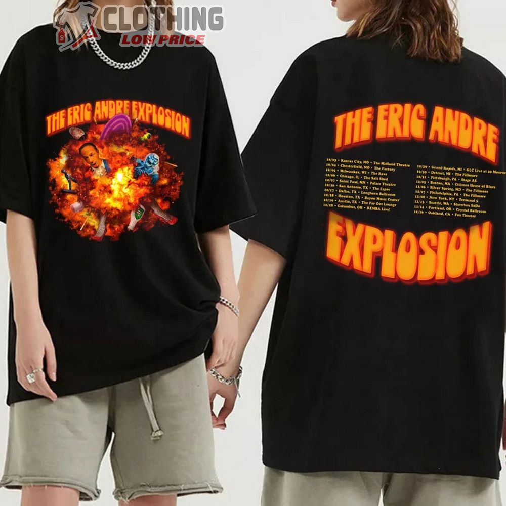 Eric Andre 2023 Tour Dates Merch, The Eric Andre Explosion Tour 2023 Shirt, Eric Andre Announces Fall 2023 Standup Tour T-Shirt