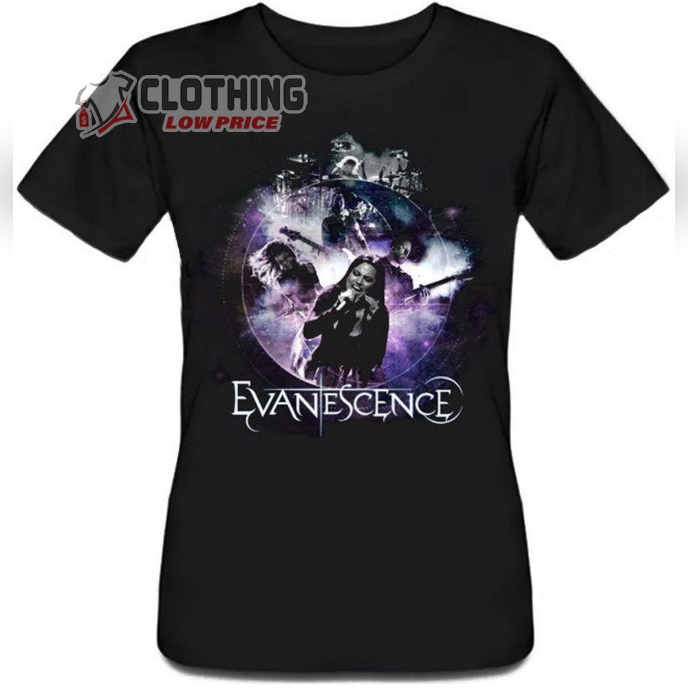 Evanescence Everyone's Fool Lyrics Shirt, Evanescence Rock Band Tour 2023 Unisex T-Shirt, Evanescence Ticket Price T-Shirt, Evanescence Concert Setlist 2023 Shirt