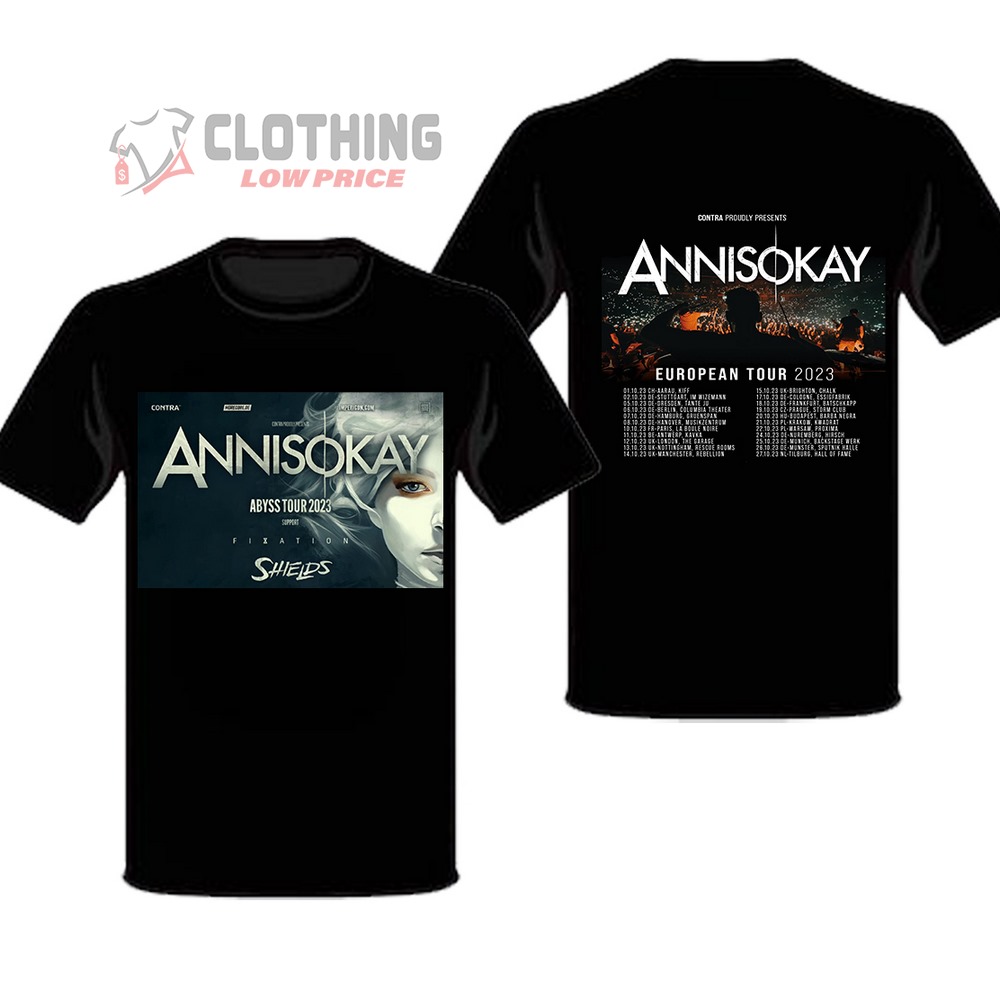 Event Annisokay - 2023 Uk Tour Dates And Tickets T-Shirt, Event Annisokay ABYSS Tour 2023 Price Ticketmaster T-Shirt