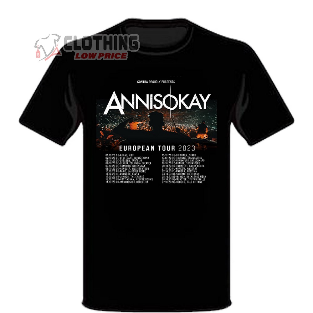 Event Annisokay Tour 2023 Dates Merch, Event Annisokay Tour 2023 Schedule T-Shirt