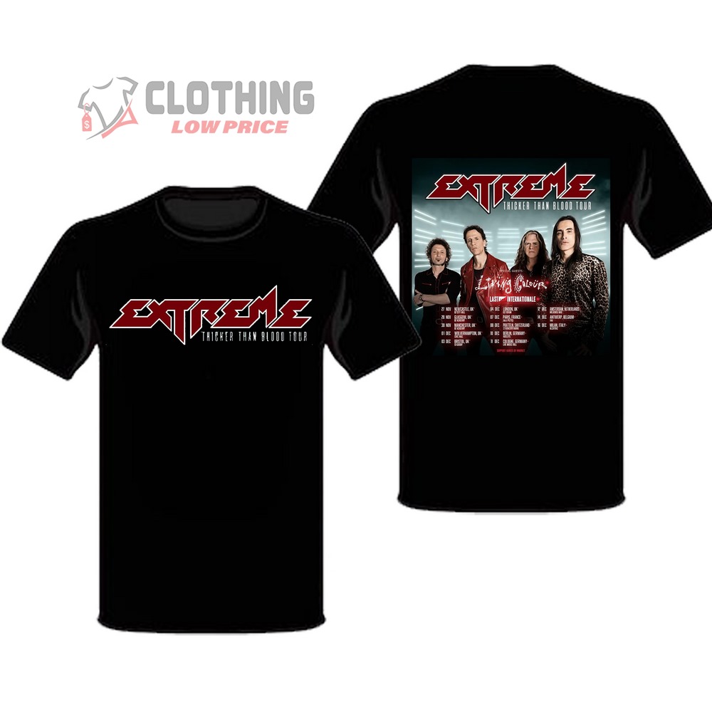 Extreme Tour 2023 Merch, Extreme Tour 2023 Schedule T-Shirt