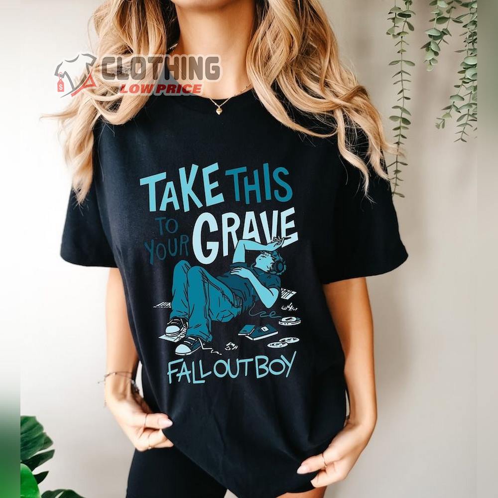 Fall Out Boy Take This To Your Grave Album T-Shirt, Fall Out Boy 2023 Tour Merch