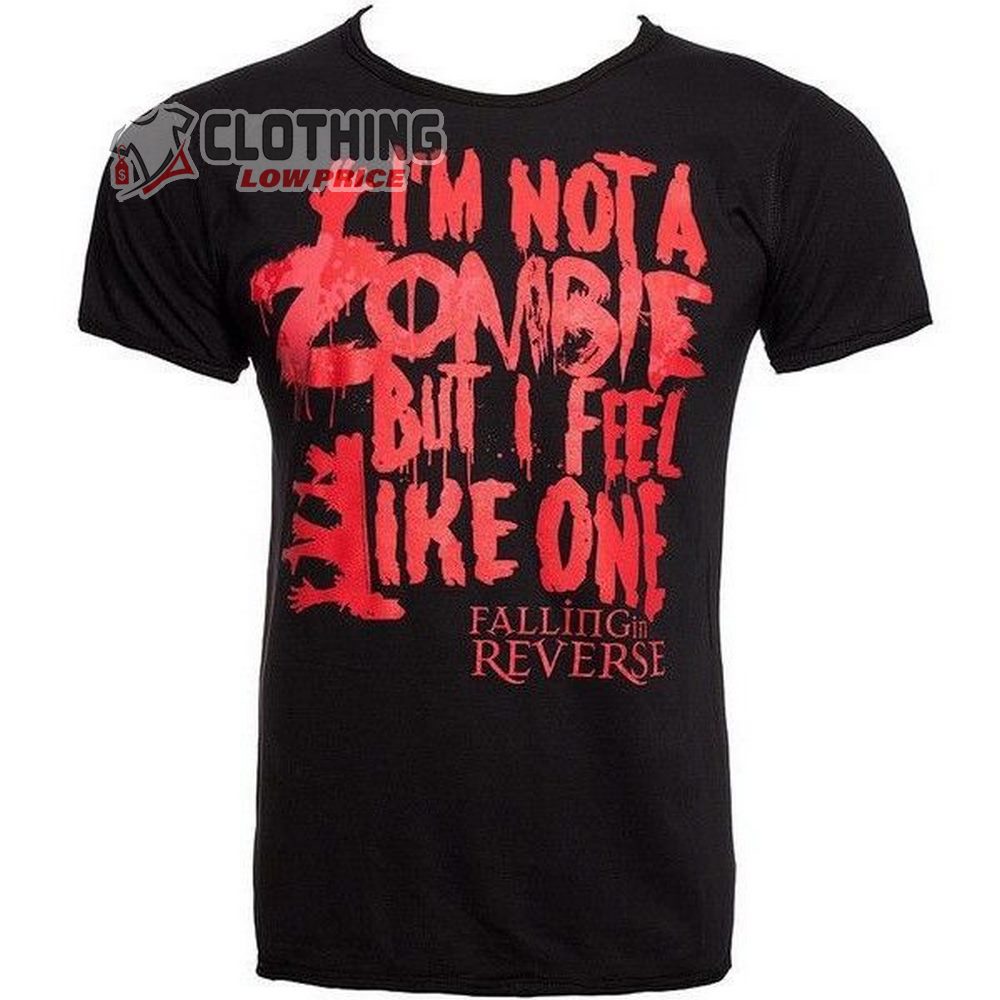 Falling In Reverse 2023 Tour Black Merch,  Popular Monster Falling In Reverse Short Sleeve Shirt