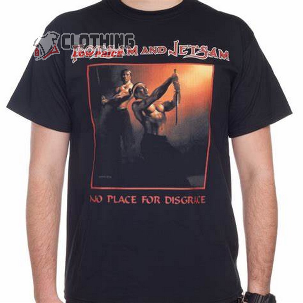 Flotsam And Jetsam No Place For Disgrace Albums Merch, Flotsam And Jetsam Graphic Unisex Tee Shirt