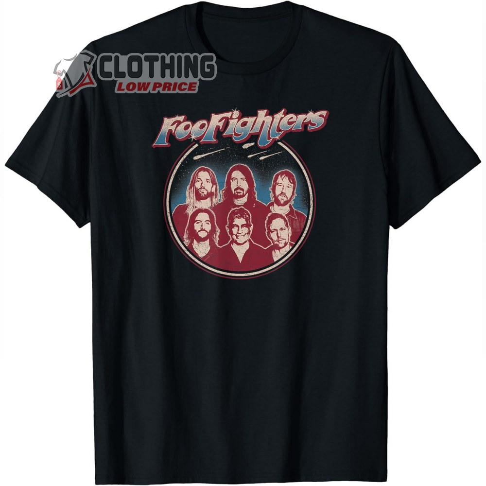 Foo Fighters Classic Portrait T-Shirt, Foo Fighters Rock Band Shirt, Foo Fighters Tour 2024 Merch, Everything Or Nothing At All Tour 2024 Gift