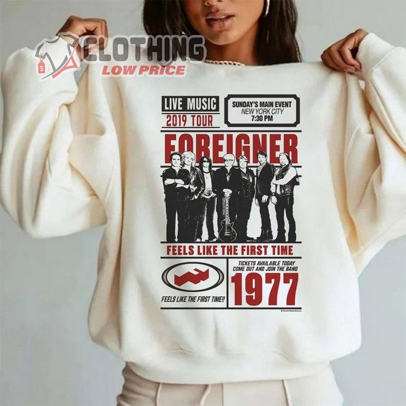 Foreigner The Histroric Farewell Tour 2023 Shirt, Foreigner 2023 Concert Sweatshirt, Foreigner Tour 2023 Tickets Merch