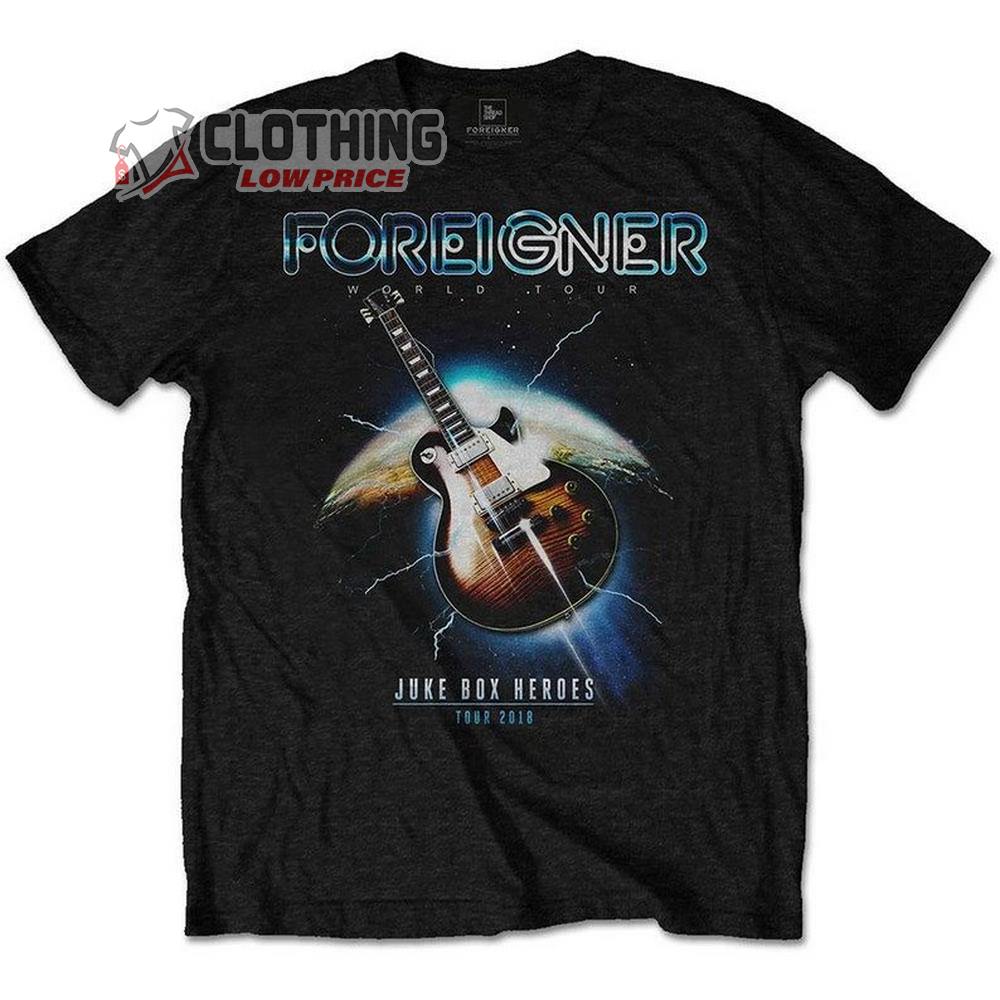 Foreigner Worl Tour Juke Box Heroes 2022 Shirt, Foreigner Band Members 2022 Shirt, Foreigner Farewell Tour T- Shirt